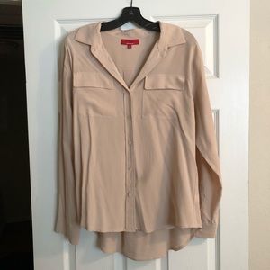 Saks Fifth Ave Red Label Silk Button Up - L